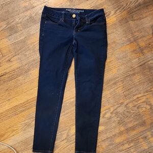 American Eagle Outfitters Dark Blue Super Stretch Jeans